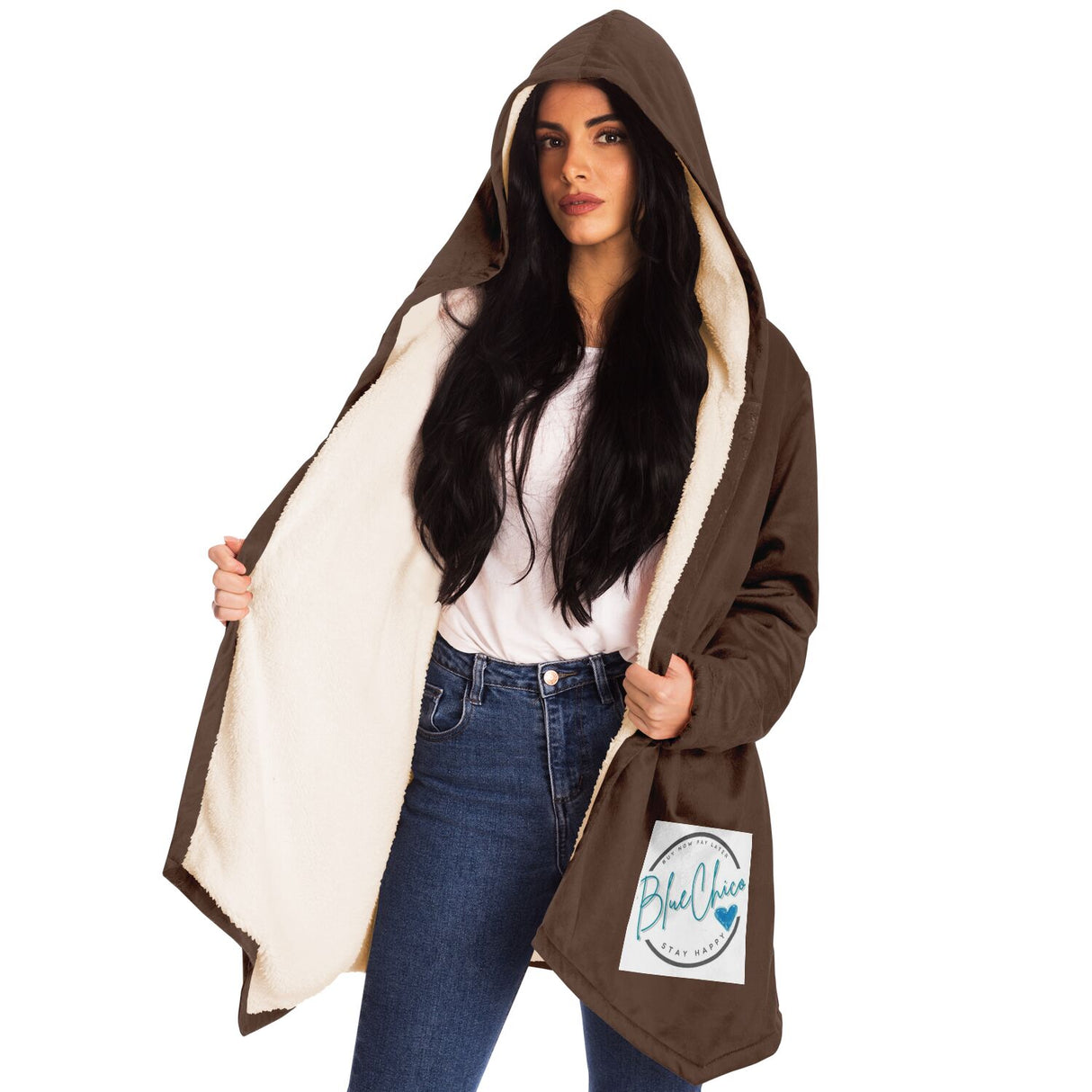Hot Chocolate Microfleece Cloak 
