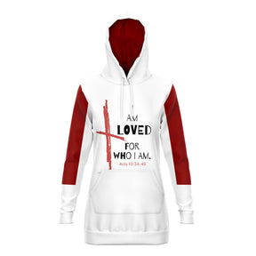 I am Loved For Who I Am - Longline Hoodie 