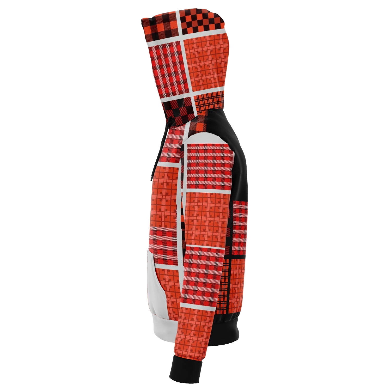 Fall Fun- New Jersey Plaid Premium Adult Hoodie 