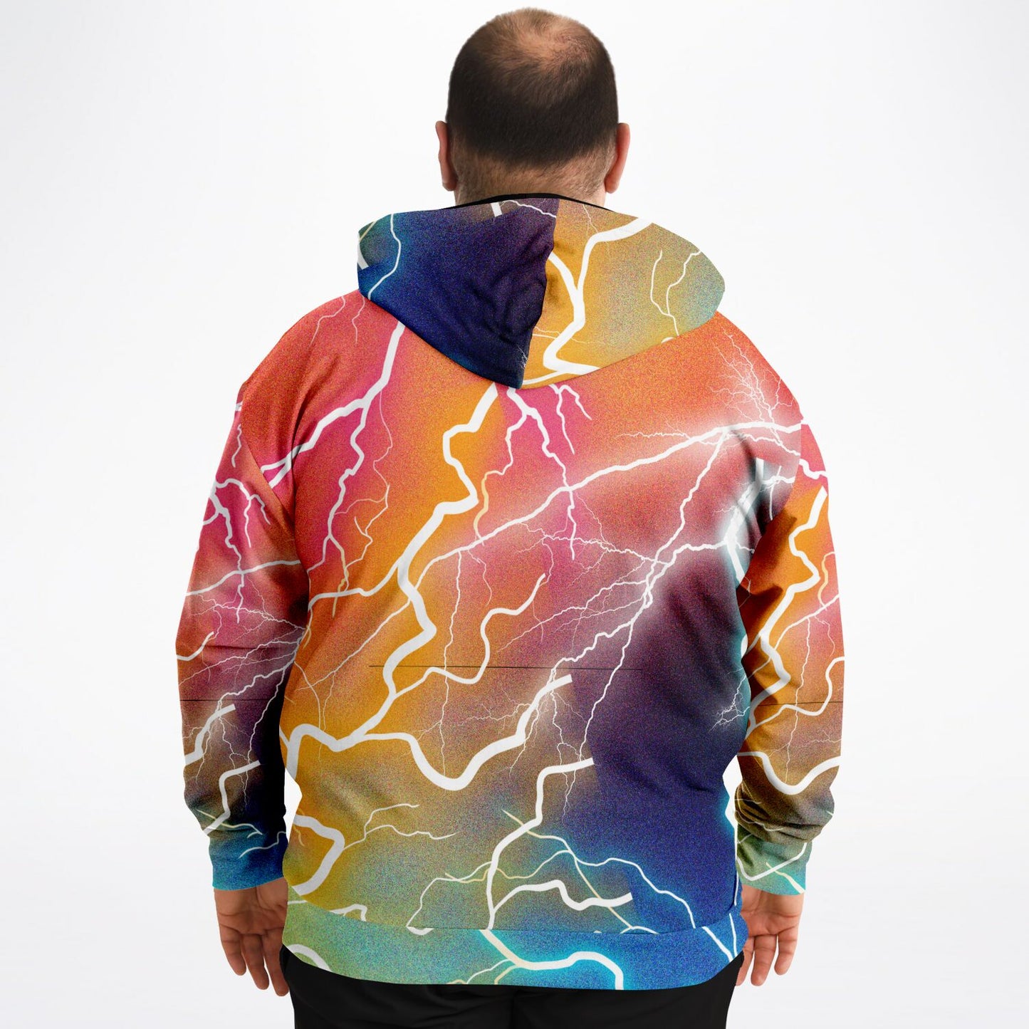 PLUS SIZE Lightning Strikes Premium Hoodie