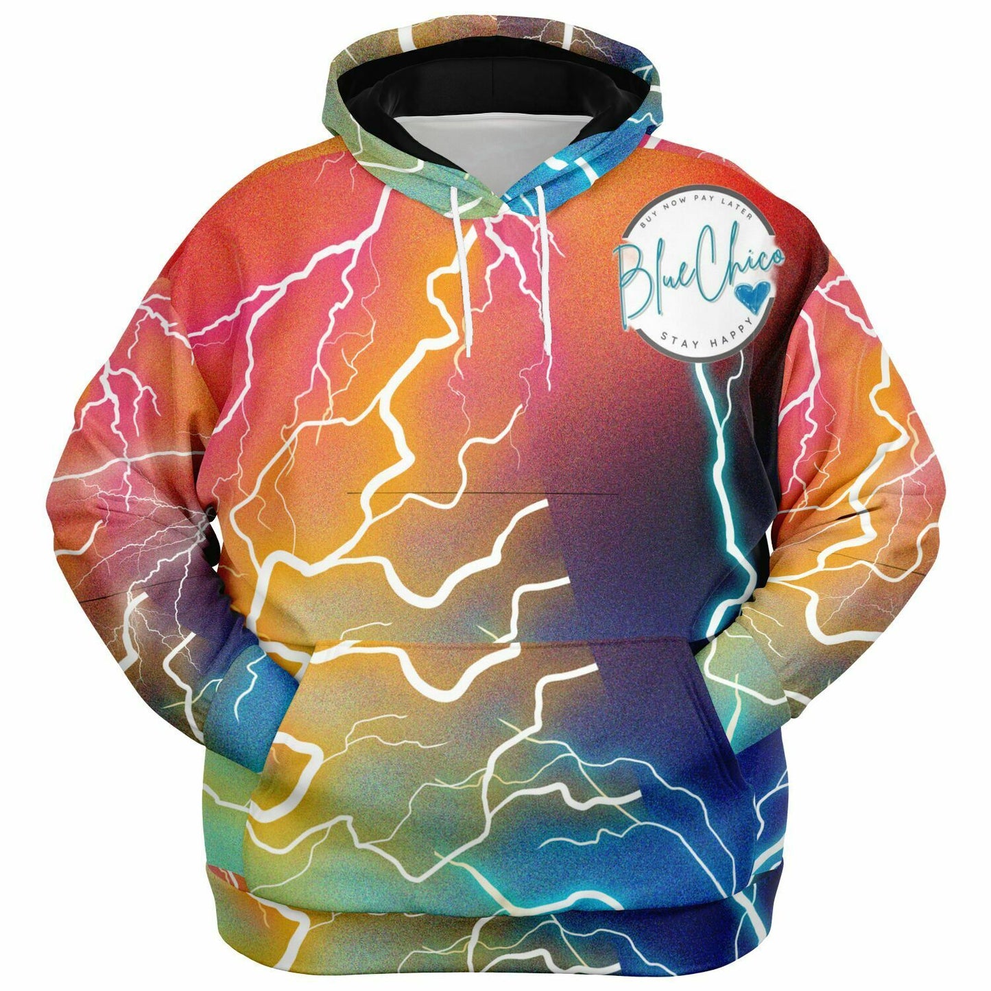 PLUS SIZE Lightning Strikes Premium Hoodie