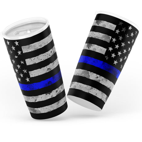 Blue Line Tumbler 