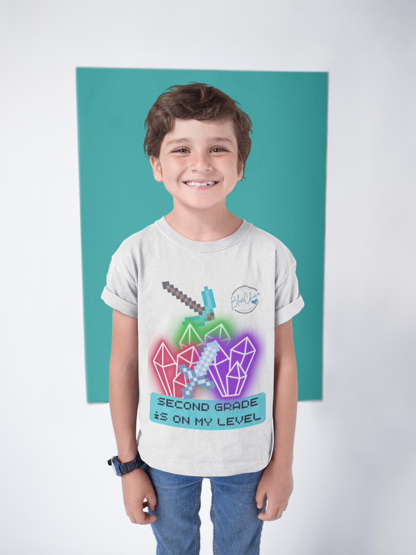 Minecraft Inspired 2nd Grader Tee