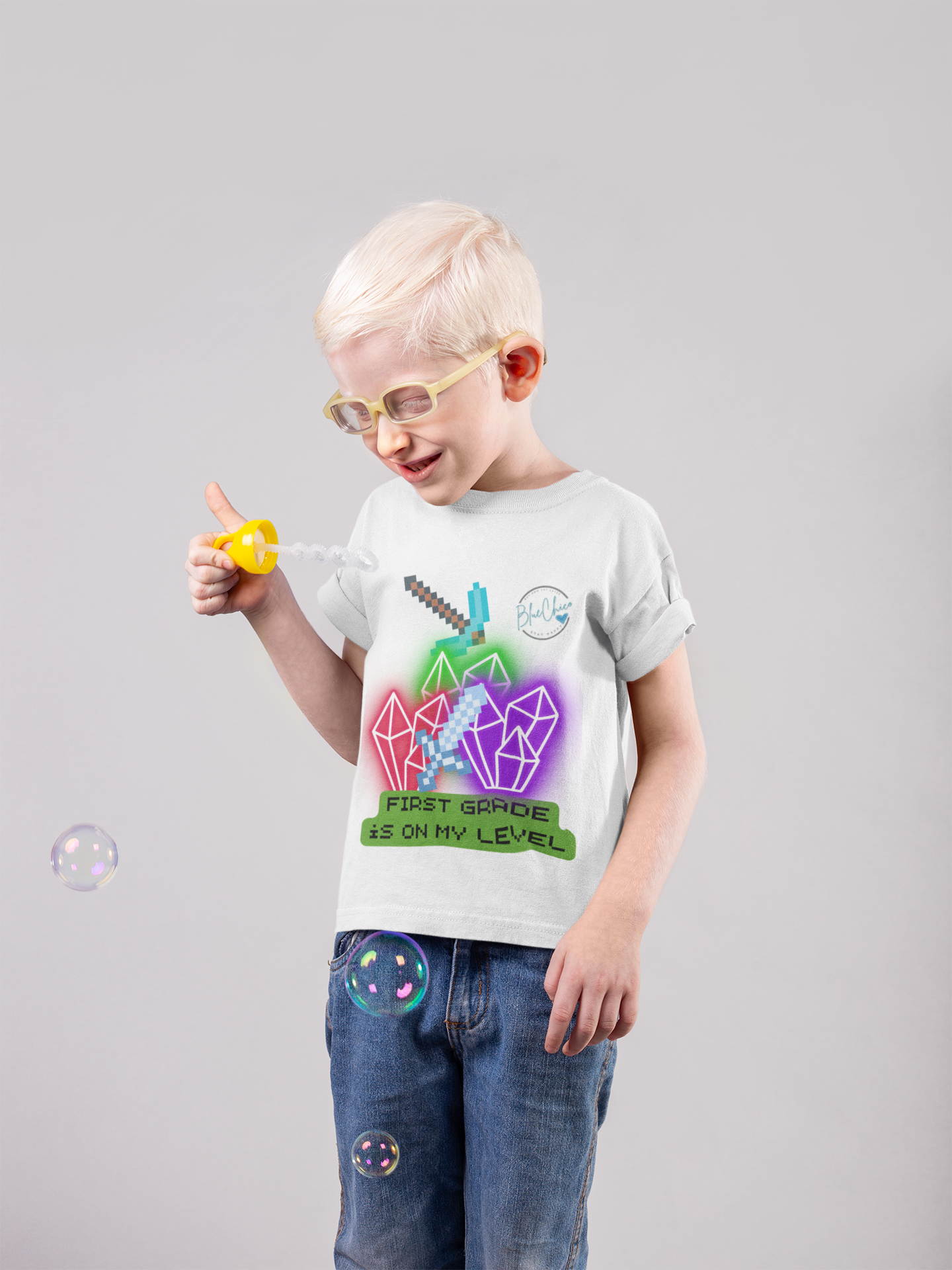 Minecraft Inspired 1st Grader Tee