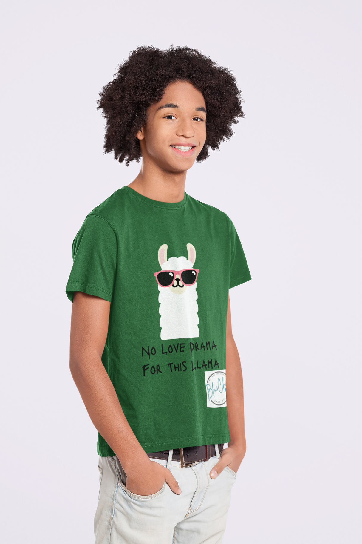 No Drama Llama Cotton T-Shirt 