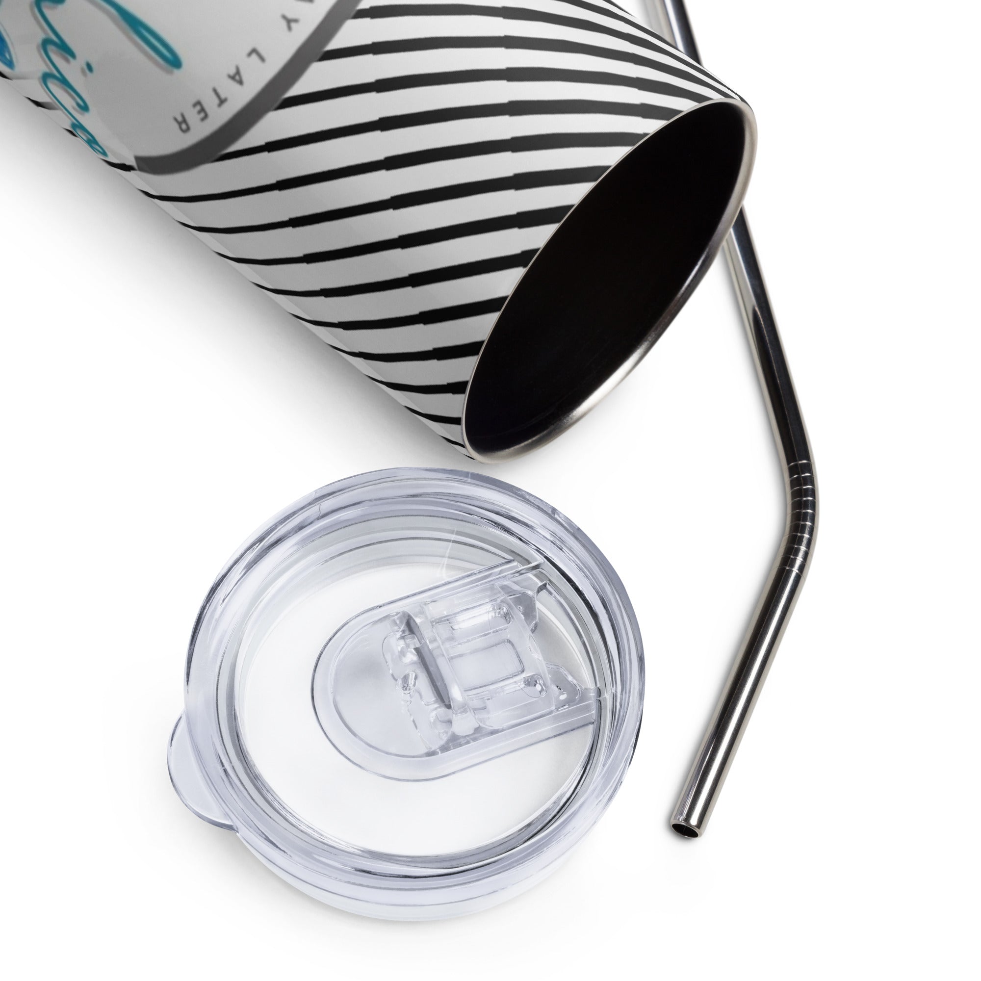 Office Pinstripes Premium Stainless Steel Tumbler 