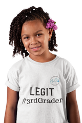 Legit 3rd Grader Kids Tee 