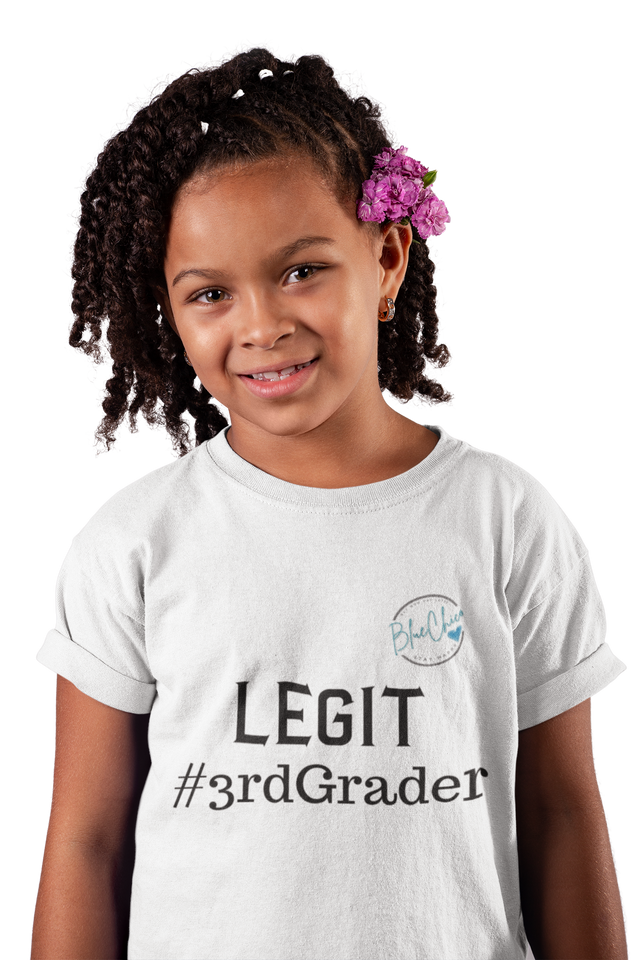Legit 3rd Grader Kids Tee 