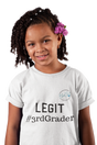 Legit 3rd Grader Kids Tee 