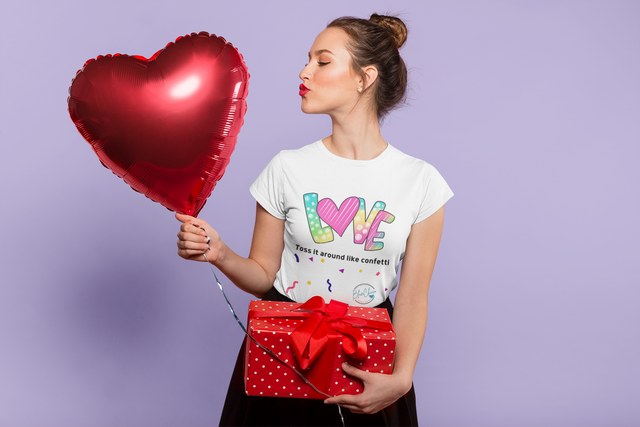 Confetti Love Cotton T-Shirt 